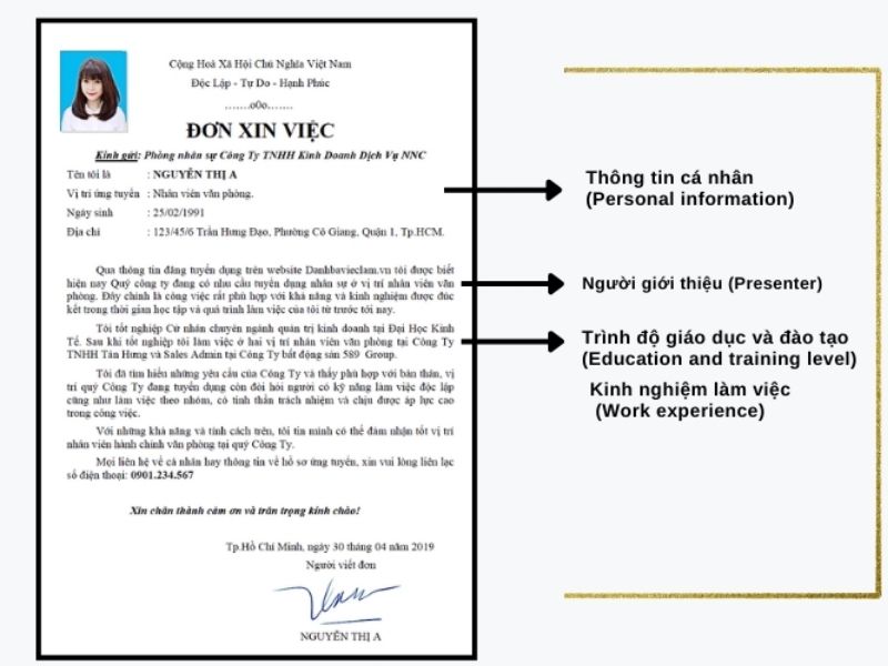 Mẫu đơn xin nghỉ việc chuẩn nhất