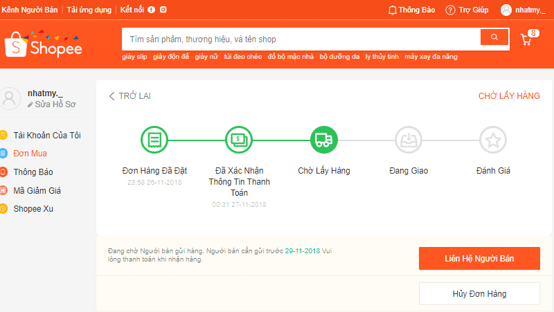 Tra cứu đơn hàng shoppe express